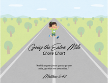 Load image into Gallery viewer, Going the Extra Mile Chore Chart