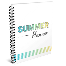 Load image into Gallery viewer, Summer Planner for Kids Printable | Summer Activity Binder | Family Summer Fun Planner PDF