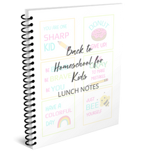 Load image into Gallery viewer, Back to (Home) School Lunch Notes for Kids