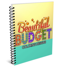 Load image into Gallery viewer, Beautiful Budget Coloring Planner