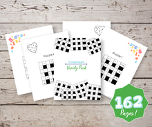 Load image into Gallery viewer, Cross Sum Variety Pack Printable Math Puzzles for Teens | Homeschool Brain Games PDF | 162-Page Logic Workbook