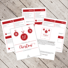 Load image into Gallery viewer, 12 Months of Christmas Checklists