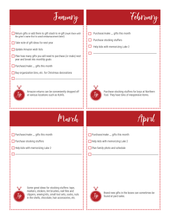 Load image into Gallery viewer, 12 Months of Christmas Checklists