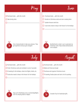 Load image into Gallery viewer, 12 Months of Christmas Checklists