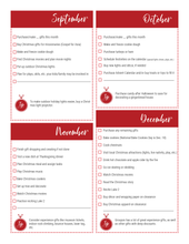 Load image into Gallery viewer, 12 Months of Christmas Checklists