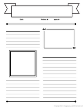 Load image into Gallery viewer, Let's Make a Newspaper! Printable