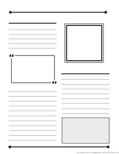 Load image into Gallery viewer, Let's Make a Newspaper! Printable