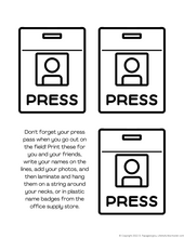 Load image into Gallery viewer, Let's Make a Newspaper! Printable