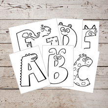 Load image into Gallery viewer, Alphabet Coloring Book