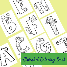 Load image into Gallery viewer, Alphabet Coloring Book