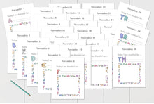 Load image into Gallery viewer, Alphabet Thanksgiving Printables