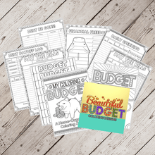 Load image into Gallery viewer, Beautiful Budget Coloring Planner
