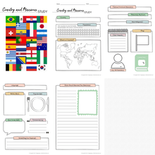 Load image into Gallery viewer, Country and Missions Study Printable