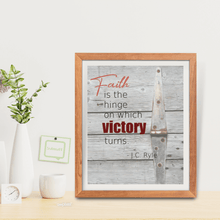 Load image into Gallery viewer, "Faith is the Hinge" Printable