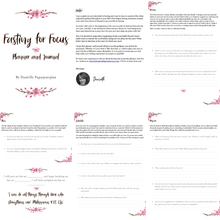 Load image into Gallery viewer, Fasting for Focus Planner and Journal