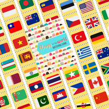 Load image into Gallery viewer, Flags of the World Matching Game