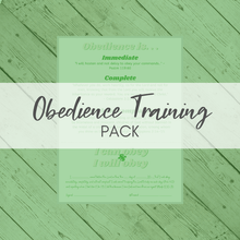 Load image into Gallery viewer, Obedience Training Pack
