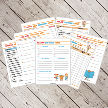 Load image into Gallery viewer, Reading Scavenger Hunts Printable Pack