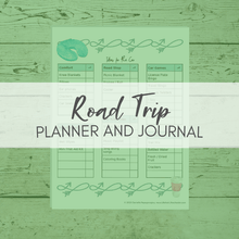 Load image into Gallery viewer, Road Trip Planner and Journal