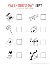 Load image into Gallery viewer, Valentine's I Spy Search