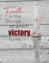 Load image into Gallery viewer, "Faith is the Hinge" Printable