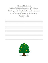Load image into Gallery viewer, Like a Tree (Psalm 1:3) Copywork Printable Pack