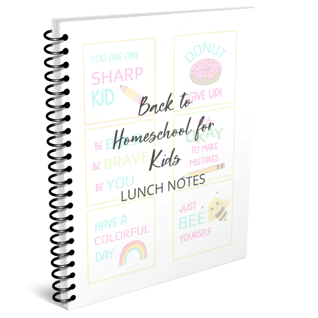 Back to (Home) School Lunch Notes for Kids