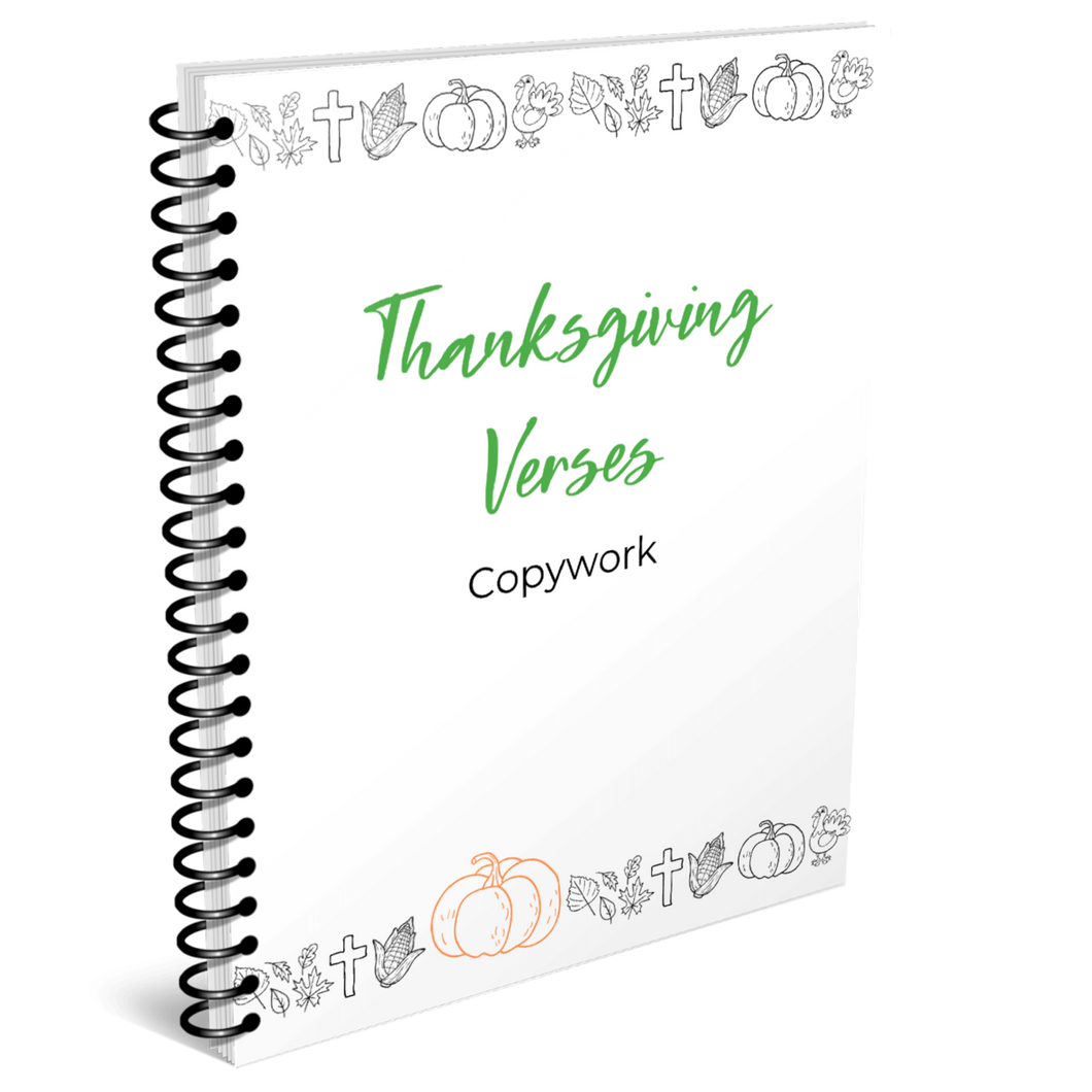 Thanksgiving Verses Copywork