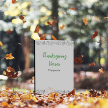 Load image into Gallery viewer, Thanksgiving Verses Copywork
