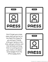 Load image into Gallery viewer, Let&#39;s Make a Newspaper! Printable
