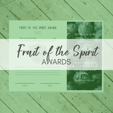 Load image into Gallery viewer, Fruit of the Spirit Awards
