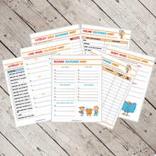 Load image into Gallery viewer, Reading Scavenger Hunts Printable Pack
