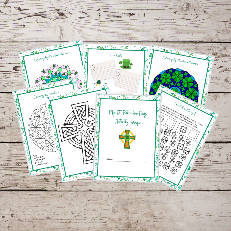St. Patrick's Day Word Activity Book