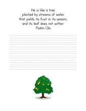 Load image into Gallery viewer, Like a Tree (Psalm 1:3) Copywork Printable Pack
